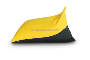Soft <strong>Yellow</strong> Triangle Shape Bulk <strong>Bean</strong> <strong>Bag</strong> Manufacturer for Kids - Product Image 2