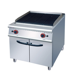 Parrilla de Gas de 2 Quemadores LGP, Parrilla Comercial de Gas con Piedras de Lava, Parrilla de Barbacoa con Piedras de Lava y Gabinete - Product Image 1