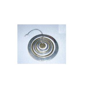 Adorno y decoración de árbol de Navidad de alta calidad en dos tonos, hecho en latón con acabado de níquel, decoración del hogar - Product Image 4