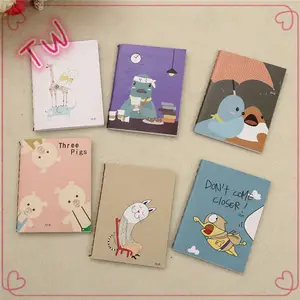 cheap gift stationery customized high quality mini kraft paper blank notebook for students 130