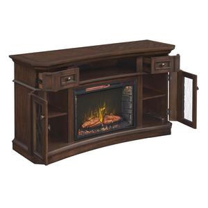 <span class=keywords><strong>Chimenea</strong></span> Eléctrica de Madera para Interiores de 1200W en Color Marrón, con Control Remoto y Función de Calefacción de Diseño Retro - Product Image 5