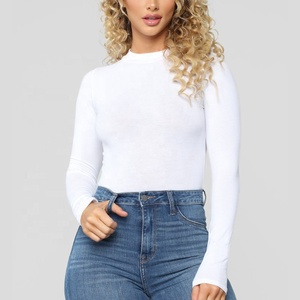 Las mujeres es bastante cuerpo con jaula detalle de manga larga <span class=keywords><strong>Mono</strong></span> <span class=keywords><strong>Blanco</strong></span> - Product Image 3