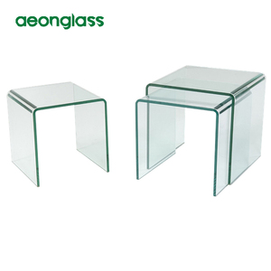6mm Vidrio tempered curved showcase To To you cake and display case - Product Image 2