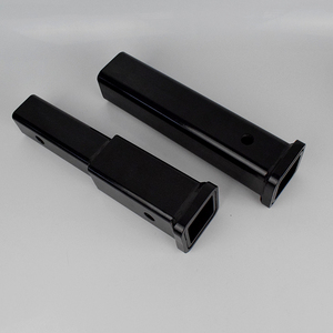 Hochwertige 2 "Anhänger kupplung Empfänger rohr Schwarz Pulver beschichtung 10000 Pfund Last adapter Extender Stahl kupplungs rohr - Product Image 1