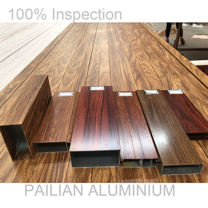 Gỗ Sơn Phủ Màu 100X100 100X50 NHÔM VUÔNG Hình Chữ Nhật Ống Nhôm Ống - Product Image 5