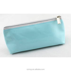 Phong Cách Đơn Giản Trẻ Em Trường Bút Chì Túi Vui Gương Mềm PU Bạc Zip Kim Loại <span class=keywords><strong>Puller</strong></span> Xách Tay Thời Trang Bút Kẻ Mắt Bút Trường Hợp Thư - Product Image 2