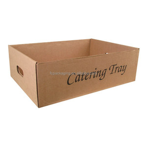 Scatole in Cartone Ondulato per Catering, Trasporto Alimenti, Dolci, Snack Personalizzati, Confezioni per Torte, Stampa a Caldo FC, Frutta, Torte di Riso - Product Image 1