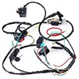 New style motorcycle wire harness with connector