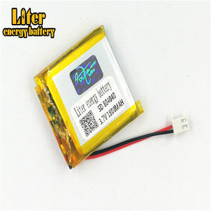 Plugue 2.5-2 P 3.7 V 804040 1800 mah de Alta qualidade Li-ion Recarregável de Polímero De Lítio Tensão Da Bateria Li- po Li-polímero Bateria - Product Image 3