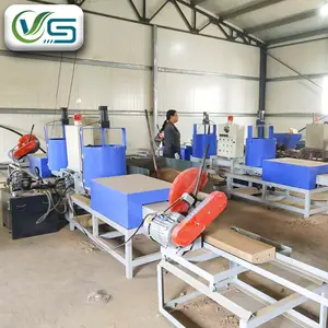 Compressed wood block machine to make wood pallet trays/wood sawdust chip block making machine for sale