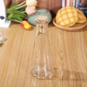 Giá Rẻ Rỗng Cao Cấp Vuông/Tam Giác/Vòng 300Ml 350Ml 500Ml Nước Trái Cây Chai Thủy Tinh Sữa - Product Image 3