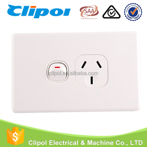 CLIPOL marca individual Gang <span class=keywords><strong>PowerPoint</strong></span> nuevo interruptor de pared de diseño y toma <span class=keywords><strong>para</strong></span> la luz - Product Image 3