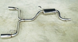 Tuyau d'échappement Catback double 2.5 "3.5" Tip FITS pour 09 10 11 12 V * W Go * lf <span class=keywords><strong>GTi</strong></span> MK6 - Product Image 3