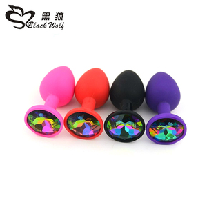 Noir Loup sm <span class=keywords><strong>cheval</strong></span> <span class=keywords><strong>queue</strong></span> <span class=keywords><strong>plug</strong></span> anal silicone butt <span class=keywords><strong>plug</strong></span> - Product Image 1