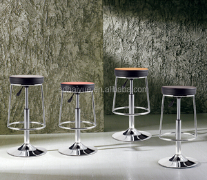 2021 nouveau design contemporain tabourets de <span class=keywords><strong>bar</strong></span> avec confortable siège rond - Product Image 2