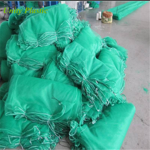 80x100 cm màu xanh lá cây mono filament HDPE ngày cây ngày cọ lưới túi lưới cho ngày bìa với màu đen dải rút - Product Image 3