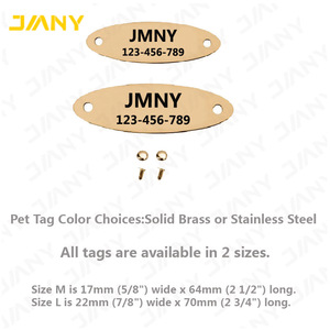 Tùy chỉnh Kích Thước Biểu Tượng Khắc Brass <span class=keywords><strong>Oval</strong></span> Tên Tấm với Lỗ Vít - Product Image 3