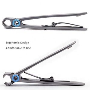Tronchesino Deluxe Robusto in Acciaio Inossidabile con Lama Curva per Unghie di Mani e <span class=keywords><strong>Piedi</strong></span>, Apertura a Gola Larga 15mm per Unghie Spesse - Product Image 5