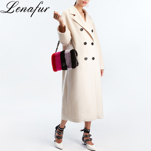 <span class=keywords><strong>Abrigo</strong></span> holgado <span class=keywords><strong>de</strong></span> lana y Cachemira con doble botonadura y mangas tipo kimono con silueta italiana - Product Image 5