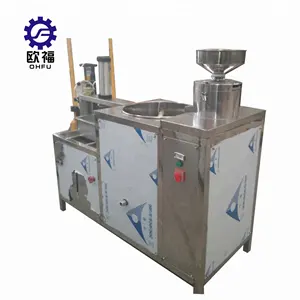 Automatic bean curd making machine /soybean press milk boiler grinder/soya milk tofu making machine