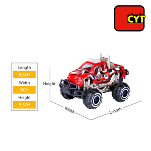 Hot bambini lega di polizia giocattoli cross-country modello tirare indietro morire <span class=keywords><strong>auto</strong></span> cast cina per la <span class=keywords><strong>vendita</strong></span> - Product Image 5