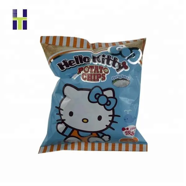 Puff Snacks Batata Chips Heat Seal Custom Impresso Snack Bags