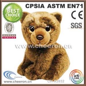 de color negro del oso de <span class=keywords><strong>peluche</strong></span> de felpa mochila con precio barato - Product Image 4