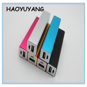 2016 Regalo Barato Paquete <span class=keywords><strong>de</strong></span> Energía Del Cargador Portable 2600 mAh PowerBank Del Cilindro <span class=keywords><strong>de</strong></span> Aleación <span class=keywords><strong>de</strong></span> Teléfono - Product Image 3