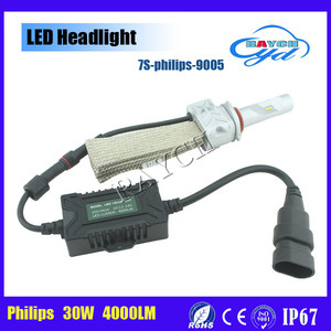 Usine produits 9005 led auto phare 5S sans <span class=keywords><strong>ventilateur</strong></span> type avec le meilleur PHILIP LUXEON ZES puce - Product Image 2