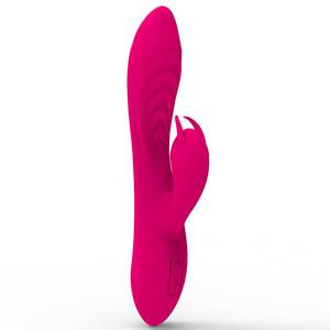 Vibratore Rabbit in Silicone Ricaricabile 100% Impermeabile per Punto G, Giocattolo Sessuale Femminile per Masturbazione Vaginale - Product Image 4