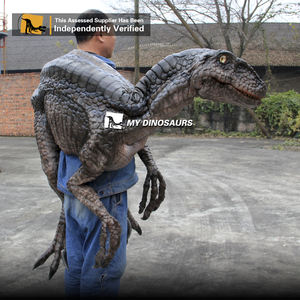 Mes Dinosaures J24-1 Latex Dinosaure <span class=keywords><strong>Marionnette</strong></span> Raptor - Product Image 3