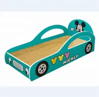 Wood kindergarten kids bed wood car beds for wholesale