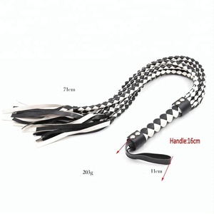 Schwere Leder männliche Bondage Ausrüstung BDSM Sex Prügel Flogger Fetisch Flogger Peitschen Paare Sexspielzeug - Product Image 2