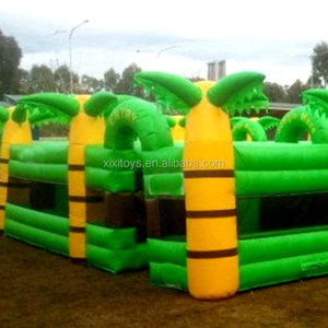 Trẻ em ngoài trời <span class=keywords><strong>Inflatable</strong></span> trò chơi thể thao lớn <span class=keywords><strong>Inflatable</strong></span> rừng Mê Cung Ma Ám sân chơi - Product Image 2