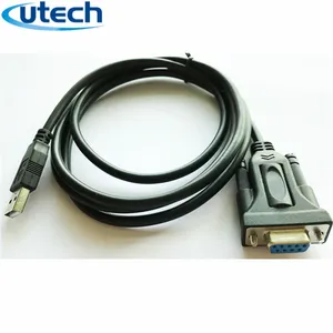USB转零调制解调器RS232 DB9串行DCE适配器电缆，带FTDI或PL2303