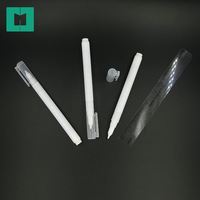 Marqueur permanent violet de haute qualité sans irritation pour la peau, pointes de 0,5 mm/1 mm, effaçable, certifié ISO9001, logo personnalisé, écriture