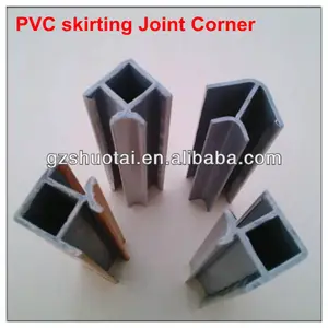 PVC 스커트 보드 코너, 90 도 코너, 받침대 코너 조인트