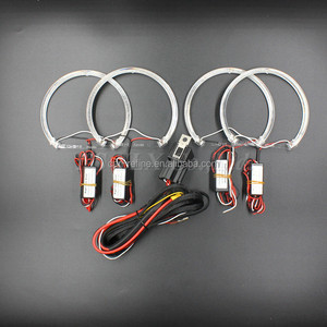 <span class=keywords><strong>Kit</strong></span> d'anneaux halo LED FSYLX 4*131mm pour voiture, projecteur LED <span class=keywords><strong>Angel</strong></span> <span class=keywords><strong>Eyes</strong></span> SMD, blanc, jaune, bleu, pour E46 E39 E38 <span class=keywords><strong>E36</strong></span> - Product Image 5