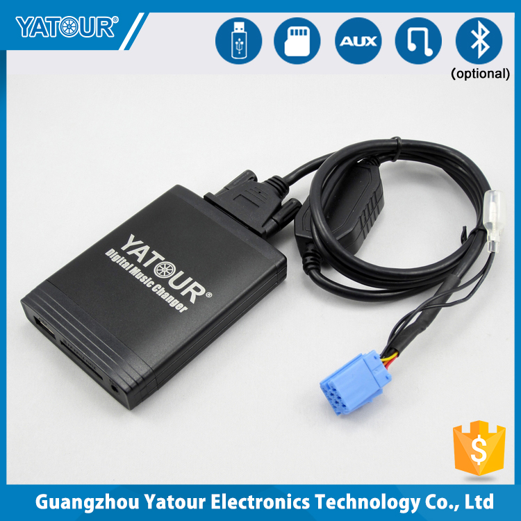 Aux MP3/SD/USB Adapter for Peugeot/Citroen Clarion Radio CD