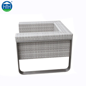DW-SF029 buena calidad ratán gris Interior Exterior alum ratán Hotel sofás - Product Image 5