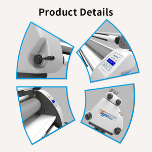 Zuverlässige Qualität Halbautomatische Kaltlaminiermaschine 1600mm Hochgeschwindigkeits-PVC-Banner-Poster-Flex-Leinwand Laminiergerät - Product Image 4