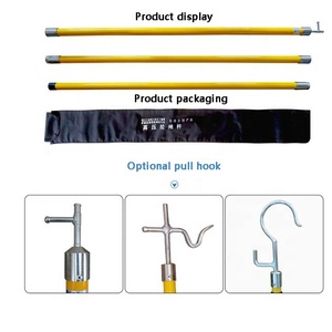 저렴한 가격 10kv 고압 풀 레버/고전압 절연 <span class=keywords><strong>FRP</strong></span>로드 핫 스틱 - Product Image 4
