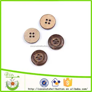 Business Woman wear coser en madera botón de importación de China