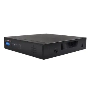 LS VISION-sistema One SATA H.265, ranura para disco duro, detección facial, Control remoto P2P, 16 canales, IP, NVR, compatible con 4K, 5MP, 8MP, cámara IP