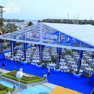 1000 Mensen Buiten Helder Dak Groot Chique Aluminium Evenementenmagazijn Bruiloft Feesttent - Product Image 1