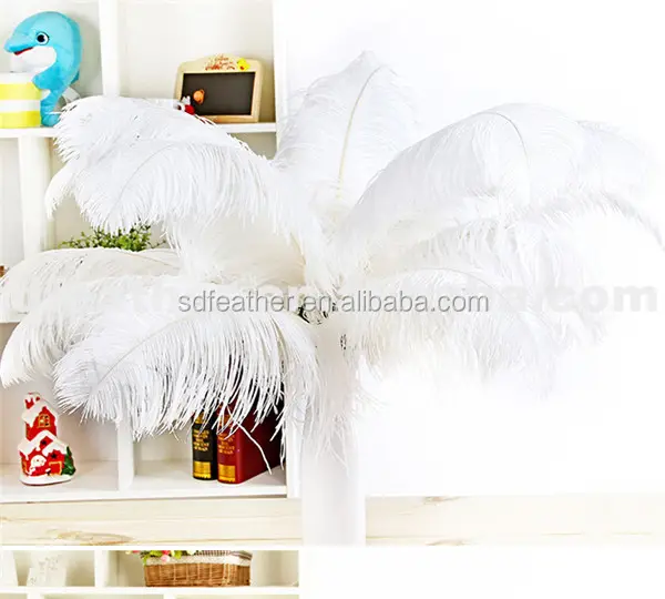 Plumas de avestruz a granel para decoración de boda, plumas de 70-75cm, suministros para fiesta de boda