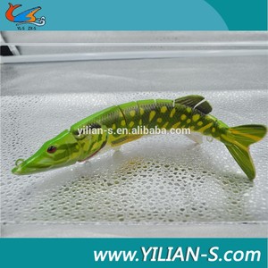2015 Multi articulado atraer a <span class=keywords><strong>la</strong></span> pesca cebo realista calidad pike señuelos de pesca del lucio swimbait - Product Image 3