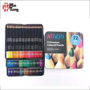Professionale personalizzare 72 pezzi Set di <span class=keywords><strong>disegno</strong></span> pacchetto di latta con 72 matite di colore Multi vibrante e piombo morbido e liscio <span class=keywords><strong>per</strong></span> il <span class=keywords><strong>disegno</strong></span> - Product Image 6