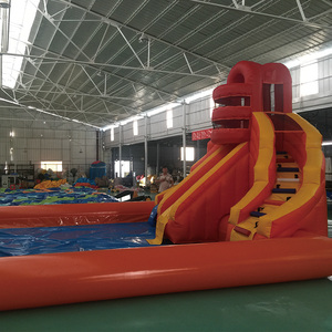 Tốt nhất bán thương mại lớn trượt nước <span class=keywords><strong>inflatable</strong></span> để bán/Nhà Máy giá dành cho người lớn khô và ướt nước bể bơi bơm hơi - Product Image 5