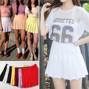 Nuevas mujeres de tenis falda plisada escuela americana para mujer ropa de moda Mini falda Skater - Product Image 2